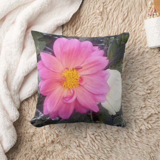 Monetの庭の花- 1 クッション (ブランケット)