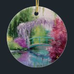 Monetの庭 セラミックオーナメント<br><div class="desc">Monetの庭では、油絵</div>