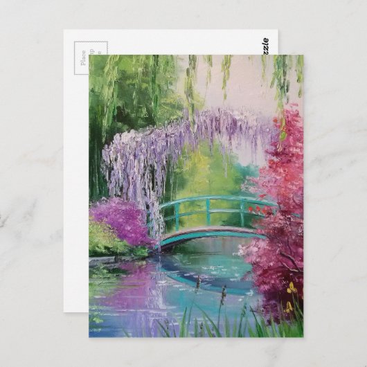 Monetの庭 ポストカード (正面/裏面)