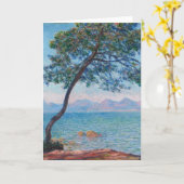 Monetの絵画 カード (黄色い花)
