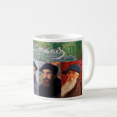 Monetの自画像のマグ コーヒーマグカップ (正面右)