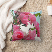 "Monetバラ園"の枕 クッション (ブランケット)