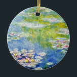 Monet著スイレン セラミックオーナメント<br><div class="desc">イメージはフランスのな印象派のクロウドオスカーMonet (1840-1926年)によって絵画"スイレン"されたin1908行います。 それは私達のファインアートシリーズ第104です。 このシリーズのためのソースイメージはlazyrivergreetingsかヴィンテージの芸術によって作成される元の芸術か写真撮影です。</div>
