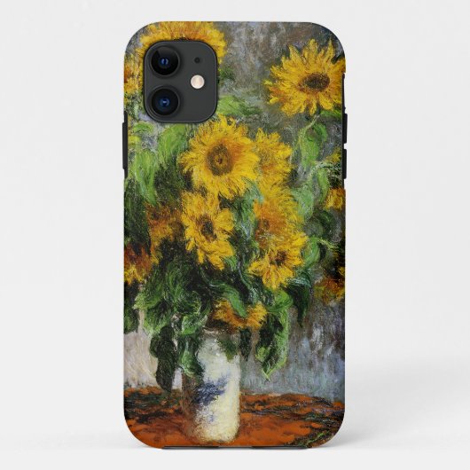 Monet著ヒマワリ Case-Mate iPhoneケース (裏面)