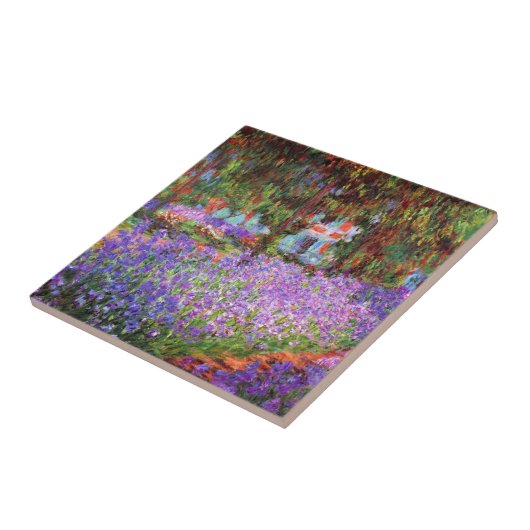 Monet著Givernyの芸術家の庭 タイル (側面)