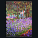 Monet著Givernyの芸術家の庭 ノートブック<br><div class="desc">クロード・モネ著Givernyの印象派の絵画、1900年の芸術家の庭。  ファインアートの花柄のノート。</div>