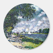 Monet：アルジェンティーユの作品のセーヌ マグネット (正面)