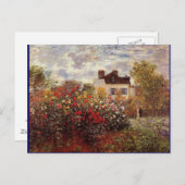 Monet – アルジェンティーユサンのモネの庭 ポストカード (正面/裏面)