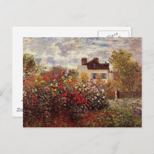 Monet – アルジェンティーユサンのモネの庭 ポストカード (正面/裏面)