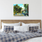 Monet – アルジェンテウイルのアーティストハウス キャンバスプリント (インサイチュ (寝室))