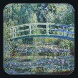 Monet – アルゼンテウイルのポピー場 スクエアシール<br><div class="desc">Cloude Monetの有名なArgenteuilのポピー絵画フィールド。</div>