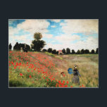 Monet – アルゼンテウイル近郊の野生のポピー素晴らしズ ポストカード<br><div class="desc">アルゼンテウイル近郊の野生のポピー素晴らしズ絵画(Wild Poppies),  Art's by Claude Monet,  1873</div>