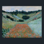 Monet – ギヴェルニー近くの空洞のポピー畑 ポスター<br><div class="desc">クロード・モネのギヴェルニー近くの空洞のポピー畑。Zeding Art Series Book 3 "Claude Monet - Paintings & Images Vol 2"よりポスターレディな画像については、https://books.zedign.com/zas/3.htmlをご覧ください</div>