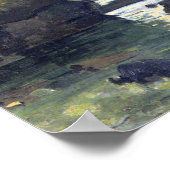 Monet – ポートの量のエレット、美絵画しい ポスター (角)