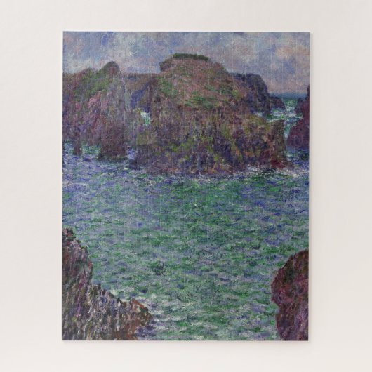 Monet – ポートGoulphar Belle Ile ジグソーパズル (縦)