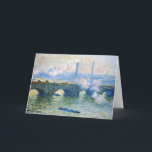 Monet – ロンドンのウォータールー橋 カード<br><div class="desc">ロンドンのウォータールー絵画ブリッジ、有名なClaude Monet</div>