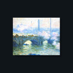 Monet – ロンドンのウォータールー橋 キャンバスプリント<br><div class="desc">ロンドンのウォータールー絵画ブリッジ、有名なClaude Monet</div>