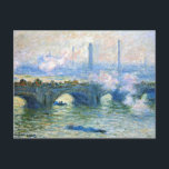 Monet – ロンドンのウォータールー橋 ポストカード<br><div class="desc">ロンドンのウォータールー絵画ブリッジ、有名なClaude Monet</div>