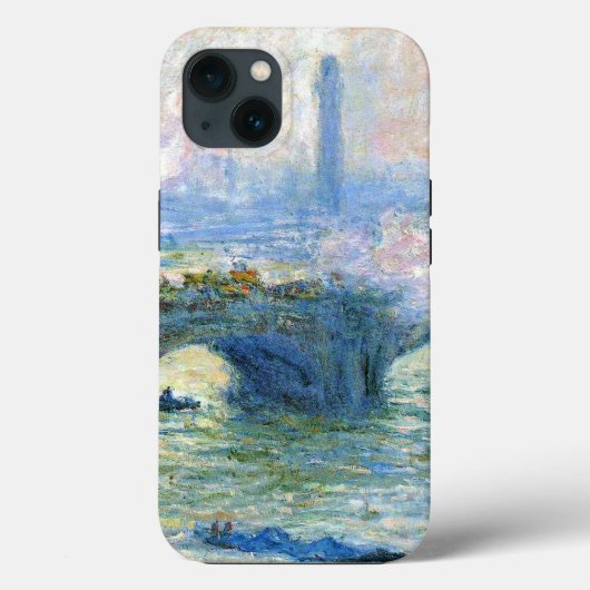 Monet – ロンドンのウォータールー橋 Case-Mate iPhoneケース (裏面)