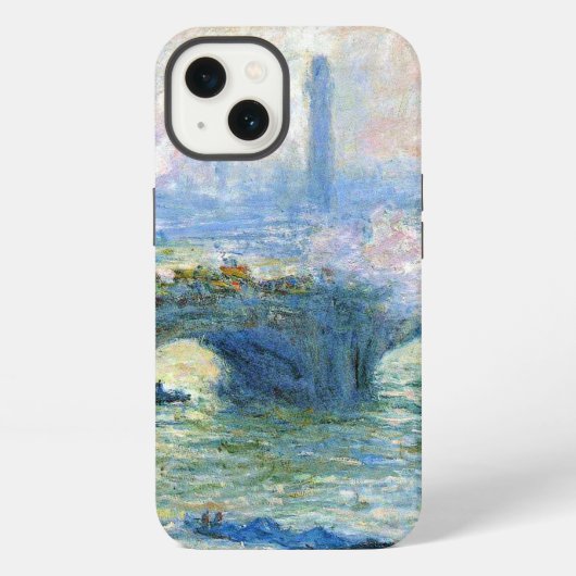Monet – ロンドンのウォータールー橋 iPhoneケース (裏面)