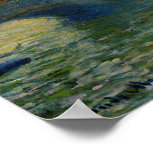 Monet：ロンドンのウォータールー橋by Claude Monet ポスター (角)