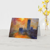 Monet -太陽の印象派の芸術の議会 カード (黄色い花)