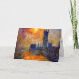 Monet -太陽の印象派の芸術の議会 カード