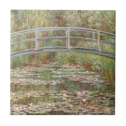 Monet: 日本のな橋 タイル (正面)