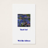 Monet《植物》スイレンカスタムイヤリングディスプレイ/ビジネス (裏面)