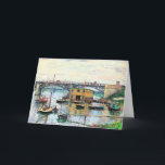 Monet – 灰色の日にアルゼンテイユで橋 カード<br><div class="desc">Claude Monetの有名な灰色の日にアルゼンテウイルで絵画の橋</div>
