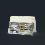 Monet – 灰色の日にアルゼンテイユで橋 カード<br><div class="desc">Claude Monetの有名な灰色の日にアルゼンテウイルで絵画の橋</div>