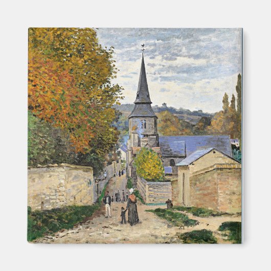 Monet -通りインSainte-Adresse,アー素晴らしト,マグネット マグネット (正面)
