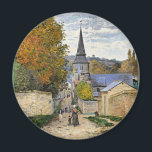 Monet -通りインSainte-Adresse,アー素晴らしト,マグネット マグネット<br><div class="desc">通りはSainte-Adresse、有名な印象派のアーティスト絵画、クロード・モネフランスのットによる</div>