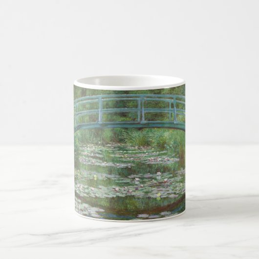 Monet (1899年)著日本のな歩道橋 コーヒーマグカップ (中央)