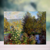Monet - A Corner of the Garden at Montgeron アクリルサイン (ニュートラル)