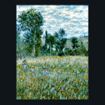 Monet - A Meadow ポスター<br><div class="desc">A Meadow,  popular fine art landscape painting by French artist Oscar-Claude Monet</div>