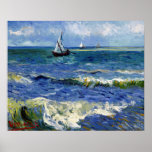 Monet Archival Heavyweight紙20"x16"ポスター ポスター<br><div class="desc">Monet Sea View on Archival Heavyweight紙20"x16"ポスター</div>