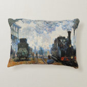 Monet - Arrival of the Normandy Train, アクセントクッション (裏面)