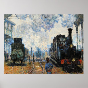 Monet - Arrival of the Normandy Train, ポスター