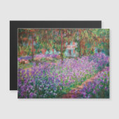 Monet - Artist's Garden at Giverny Magnetic Card (正面/裏面)