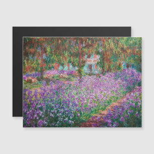 Monet - Artist's Garden at Giverny Magnetic Card