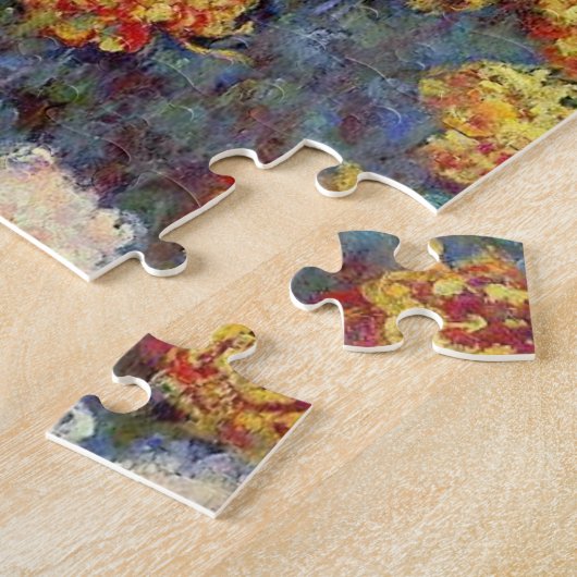 Monet - Bed of Chrysanthemums ジグソーパズル (側面)