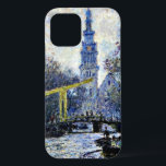 Monet - Canal in Amsterdam, iPhone 12 Proケース<br><div class="desc">Monet - Canal in Amsterdam</div>