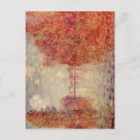 Monet, Claude Herbst in Argenteuil 1873テクニック ポストカード (正面)