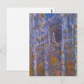 Monet, Claude Katedrale von Rouen (Das Portal bei) ポストカード (正面/裏面)