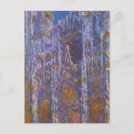 Monet, Claude Katedrale von Rouen (Das Portal bei) ポストカード (正面)