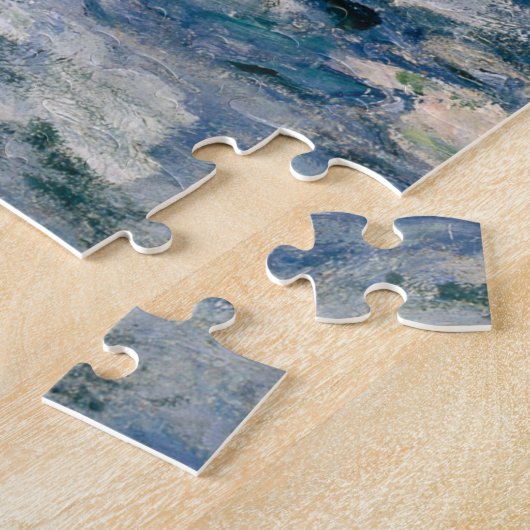 Monet Cliff of Aval & Black Horse Compilation ジグソーパズル (側面)