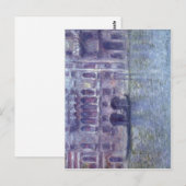 Monet, Cloude Palazzo da Mula, Venedig 1908 Techni ポストカード (正面/裏面)
