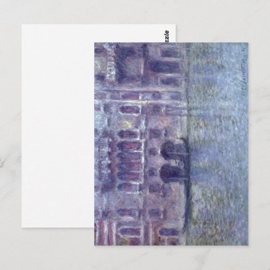 Monet, Cloude Palazzo da Mula, Venedig 1908 Techni ポストカード (正面/裏面)
