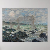 Monet - Fishing Nets At Pourville ポスター (正面)